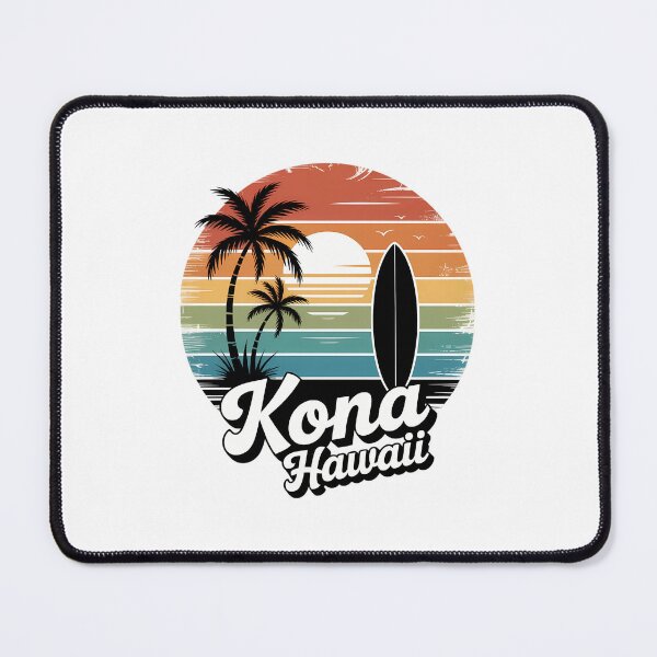 Item preview, Kona Beach Hawaii Surf Hawaiian Surfing 70's Gift designed and sold by FaithAbbott.