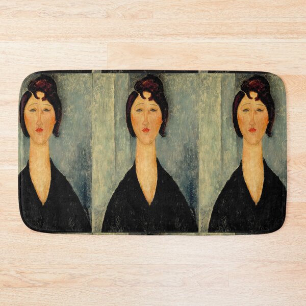 Item preview, Portrait of a Young Woman by Amedeo Modigliani: Modernist Fine Art Print designed and sold by artofuniverse.