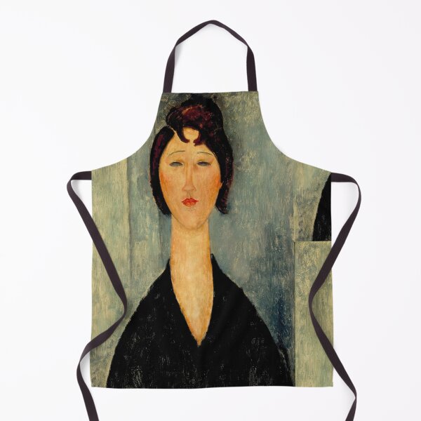Item preview, Portrait of a Young Woman by Amedeo Modigliani: Modernist Fine Art Print designed and sold by artofuniverse.