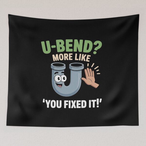 Item preview, Plumber Pride U-Bend High Five Comic Pipe designed and sold by Voidbinder.