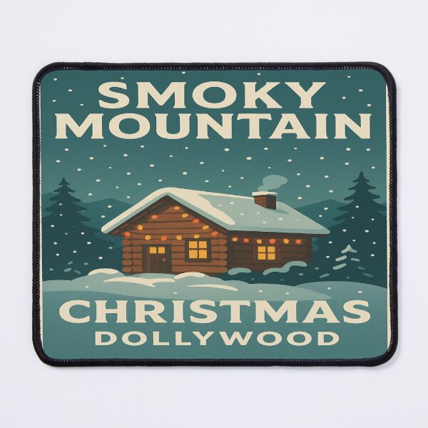 Item preview, Dollywood Christmas Snow Scene T-Shirt | Winter Holiday Theme Park Art | Tennessee Christmas designed and sold by Globalcitytees.