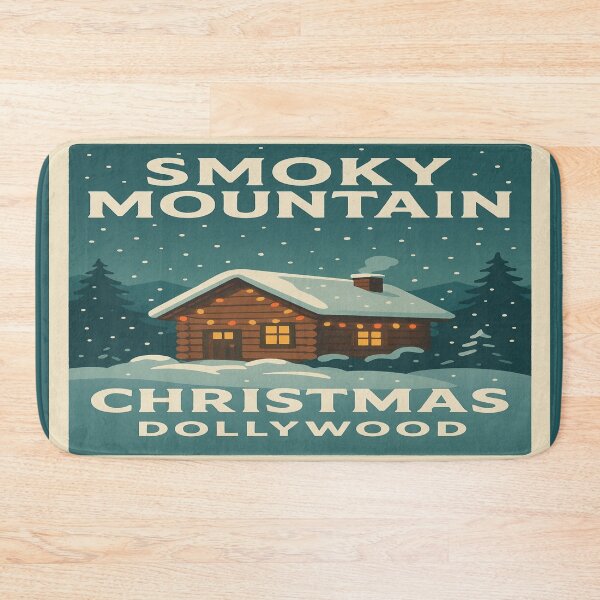 Item preview, Dollywood Christmas Snow Scene T-Shirt | Winter Holiday Theme Park Art | Tennessee Christmas designed and sold by Globalcitytees.