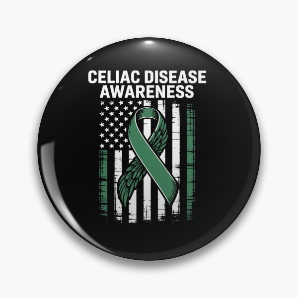 Item preview, Celiac Disease Awareness Ribbon Flag Gluten Free designed and sold by Moxizz.