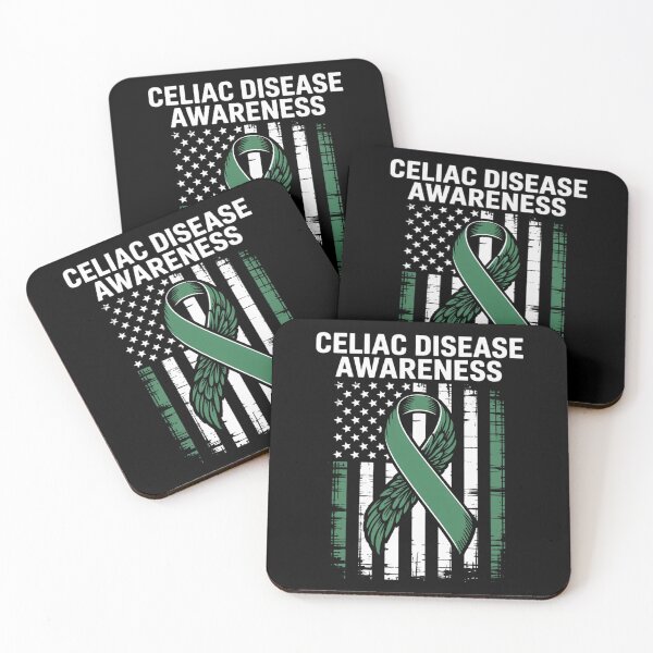 Item preview, Celiac Disease Awareness Ribbon Flag Gluten Free designed and sold by Moxizz.