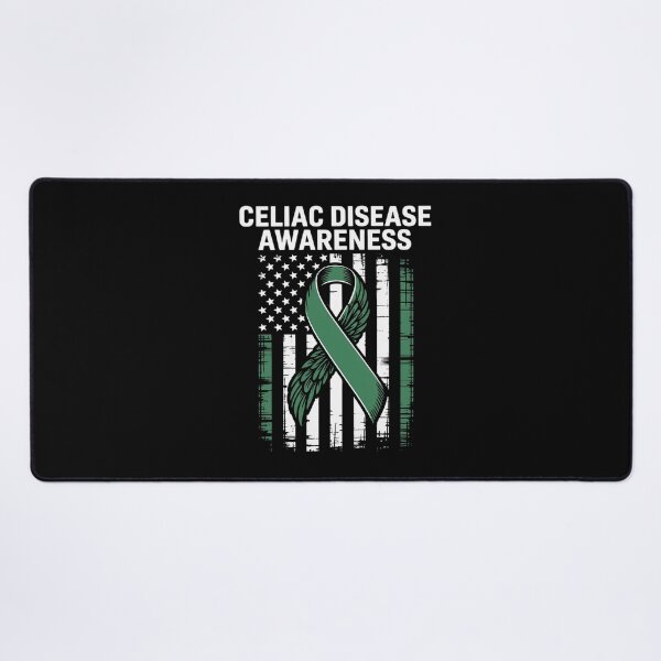 Item preview, Celiac Disease Awareness Ribbon Flag Gluten Free designed and sold by Moxizz.