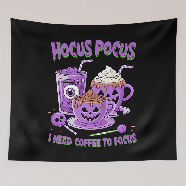 Item preview, Pocus Hocus Coffee Drinks Shirt Hocus I Need Coffee designed and sold by Voidbinder.