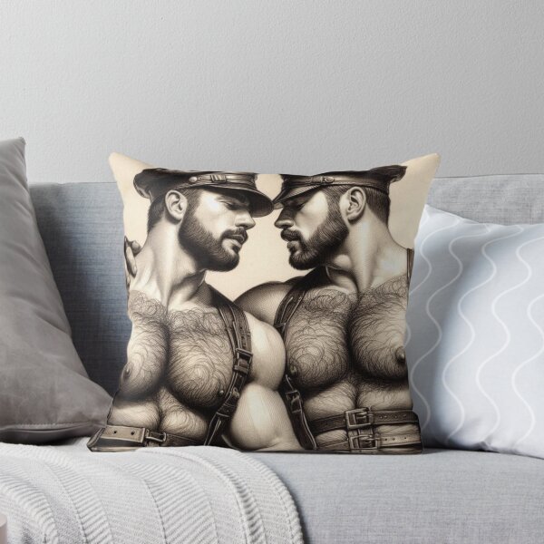 Item preview, Gay Leather Bar Pride "Will & Tod" San Francisco Pride Graphic Design designed and sold by ItsAKinkThing.