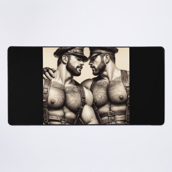 Item preview, Gay Leather Bar Pride "Will & Tod" San Francisco Pride Graphic Design designed and sold by ItsAKinkThing.
