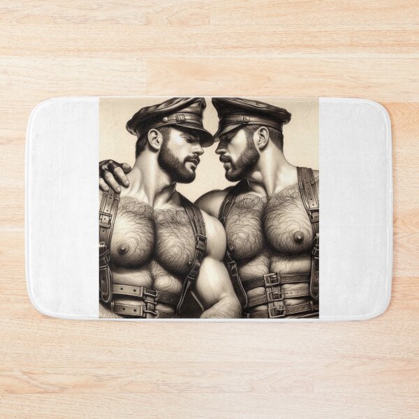 Item preview, Gay Leather Bar Pride "Will & Tod" San Francisco Pride Graphic Design designed and sold by ItsAKinkThing.
