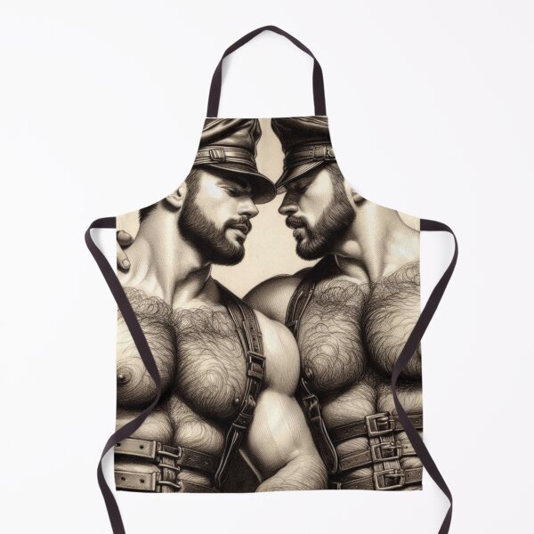 Item preview, Gay Leather Bar Pride "Will & Tod" San Francisco Pride Graphic Design designed and sold by ItsAKinkThing.