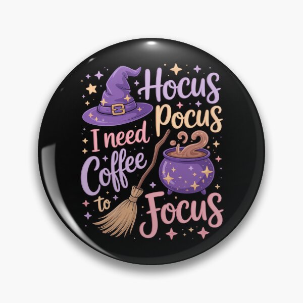 Item preview, Pocus Hocus Coffee Focus Shirt Pocus Hocus I Need Coffee designed and sold by Voidbinder.