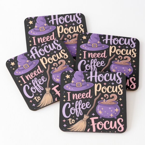 Item preview, Pocus Hocus Coffee Focus Shirt Pocus Hocus I Need Coffee designed and sold by Voidbinder.
