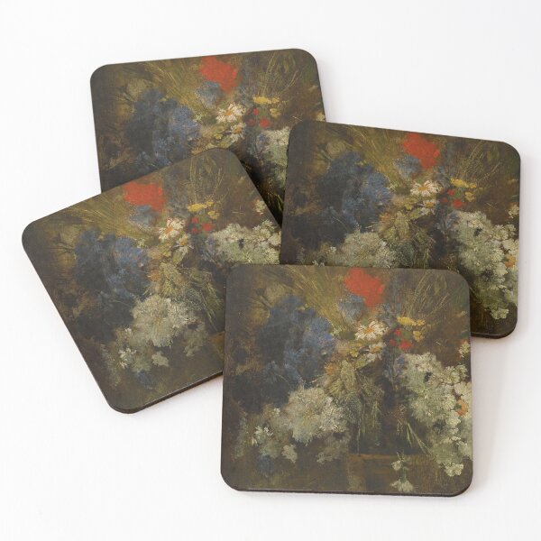 Item preview, Fleurs des champs (Coquelicot, Marguerite et Bleuet) (1874) – Jean-Baptiste Carpeaux Impressionist designed and sold by Art Outlaws.