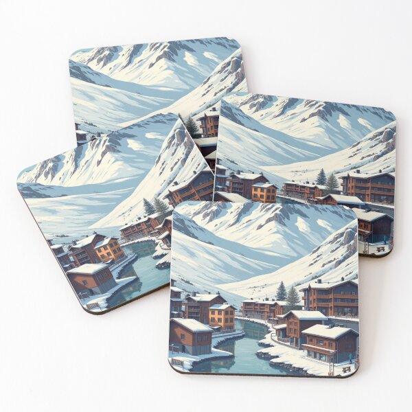 Item preview, Tignes Travel Poster, Perfect Gift for Travel Enthusiasts, Vintage Style Wall Art, France art for home decor, Tignes print. Sticker designed and sold by Thegalleryshop1.