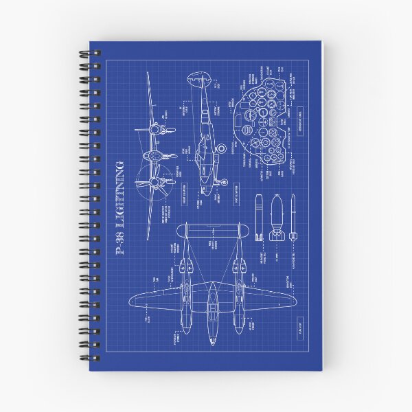 Item preview, P-38 Lightning (Blueprint) designed and sold by BGALAXY.