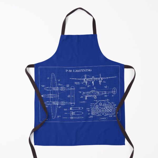 Item preview, P-38 Lightning (Blueprint) designed and sold by BGALAXY.