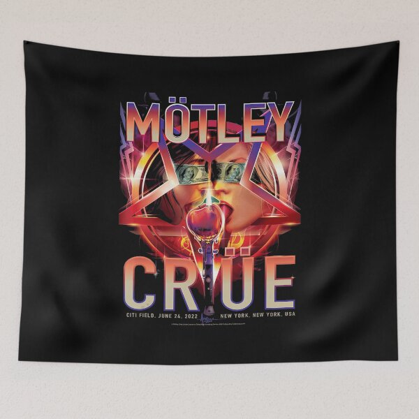 Item preview, Motley Crue Neon Logo Retro Heavy Metal Design designed and sold by isaacfvt.