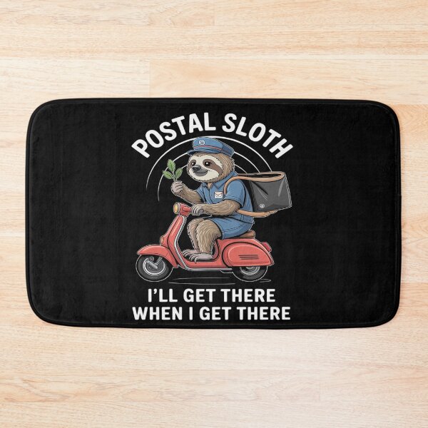 Item preview, Postal Sloth - Funny Mailman Delivery Quotes designed and sold by Shannon Bosley.