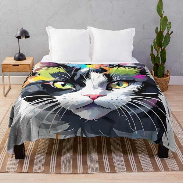 Item preview, Colourful Cats: A Splash of Fur designed and sold by NAJEEBBOY.