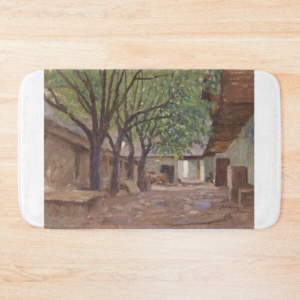 Item preview, Bauernhäuser bei Klagenfurt (1905) – Alfred Zoff Austrian Impressionist designed and sold by Art Outlaws.