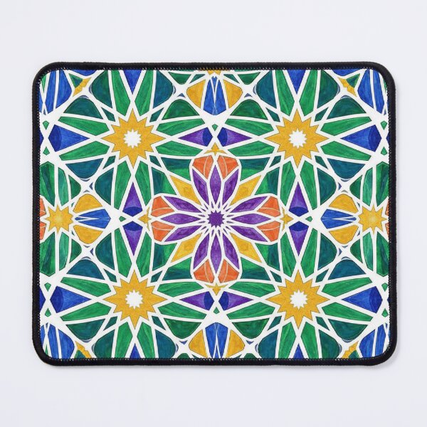 Item preview,  Vibrant Moroccan Zellige Mosaic - International Geometric Tile Pattern designed and sold by designwiss.