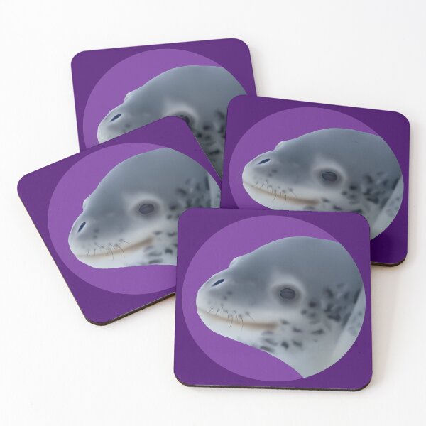 Item preview, Leopard Seal II on Purple designed and sold by GivernyKate.