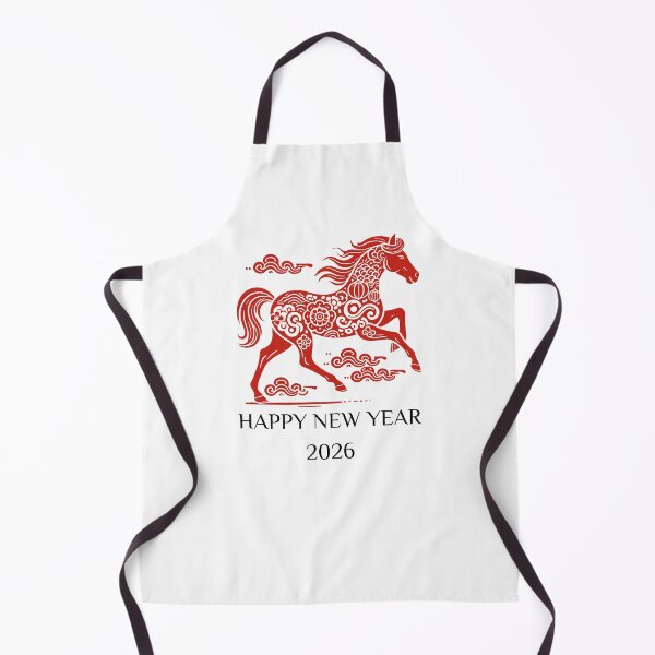 Item preview, Running Chinese Zodiac Horse Happy New Year 2026 Art designed and sold by Maniutek.