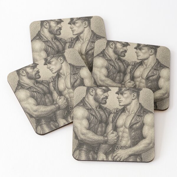 Item preview, Vintage Gay Leather Bar Pride The Move Berlin Pride Graphic Design designed and sold by ItsAKinkThing.