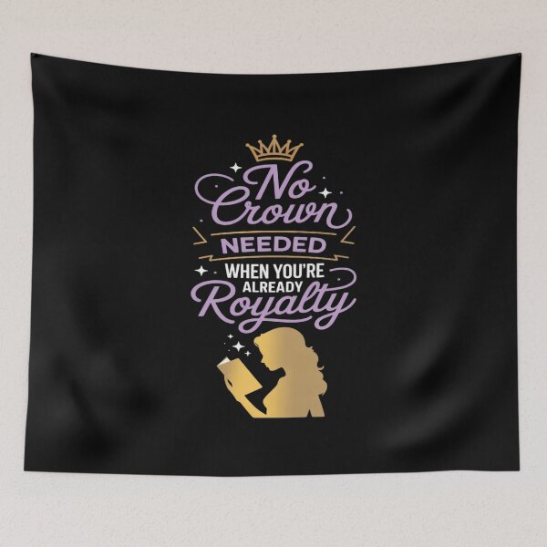 Item preview, Power Feminist Royalty Crown Script Graphic designed and sold by Shannon Bosley.