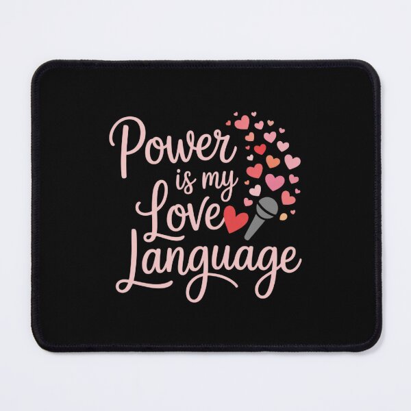 Item preview, Power is My Love Language Feminist Girl Power designed and sold by Shannon Bosley.