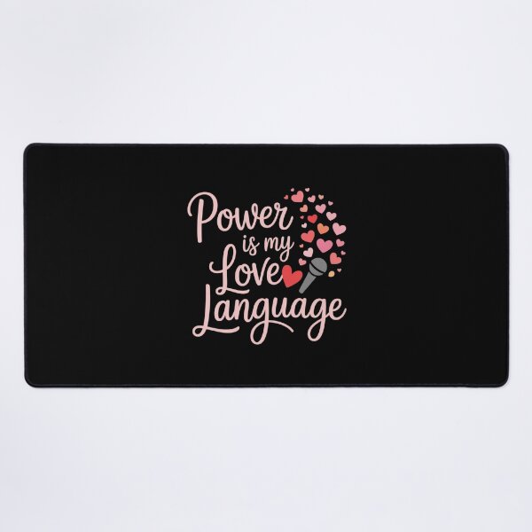 Item preview, Power is My Love Language Feminist Girl Power designed and sold by Shannon Bosley.