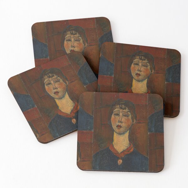 Item preview, Portrait of Madame Dorival by Amedeo Modigliani: Modernist Fine Art Print designed and sold by artofuniverse.