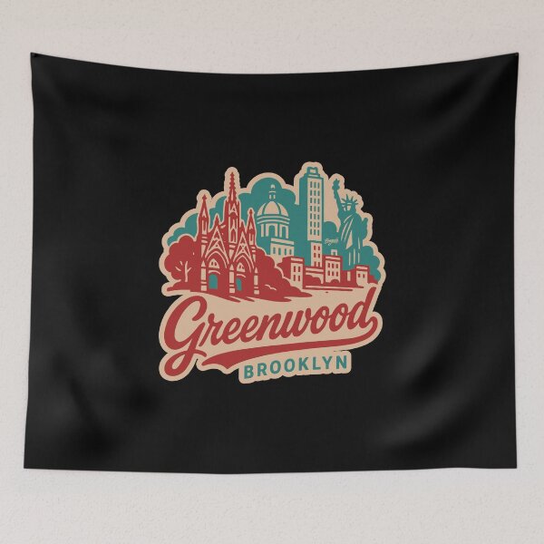 Item preview, Greenwood Brooklyn Neighborhood Streets designed and sold by Boogosh.