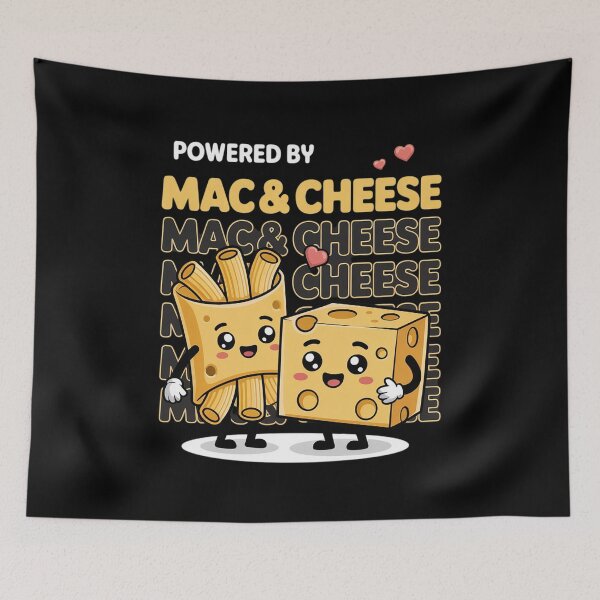 Item preview, Powered By Mac & Cheese designed and sold by Shannon Bosley.