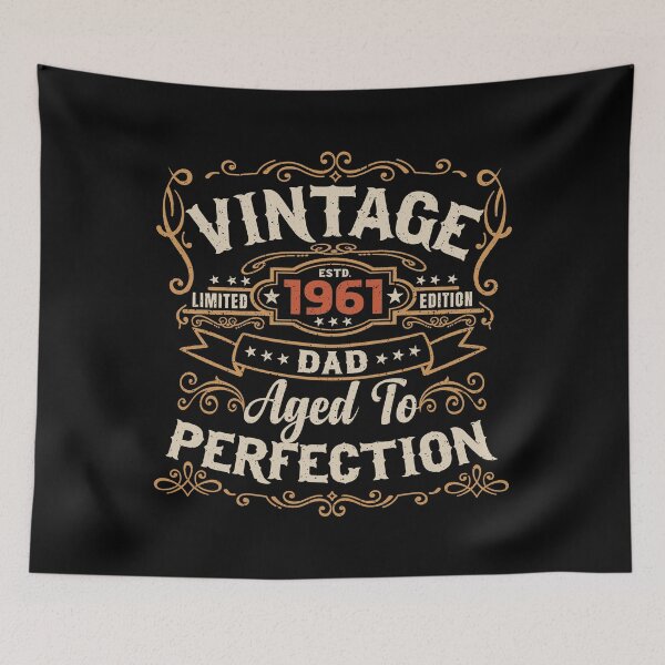 Item preview, 65th Birthday Vintage 1961 For Dad 65 Years Old designed and sold by eclecTEEq.