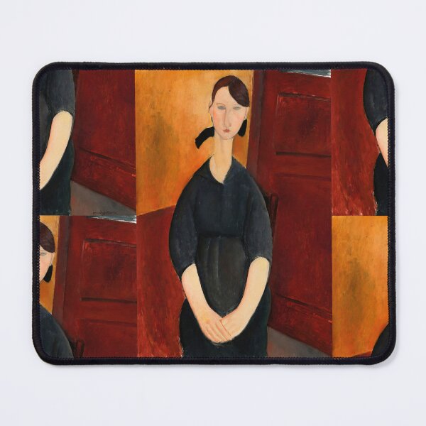 Item preview, Portrait of Madame Dorival by Amedeo Modigliani: Modernist Fine Art Print designed and sold by artofuniverse.