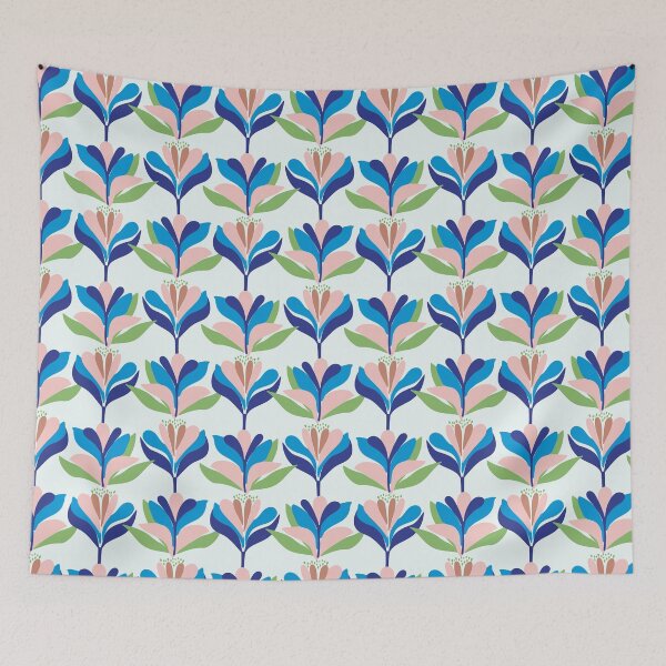 Item preview, Audaz, estilizado, escandinavo inspirado estampado de flores designed and sold by Pattern-Design.