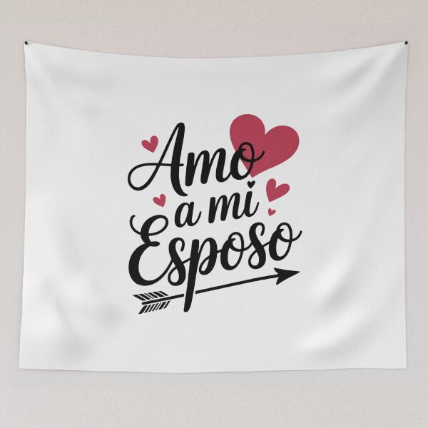 Item preview, Latino Hispanic Husband Valentine's Day Amo A Mi Esposo designed and sold by FaithAbbott.