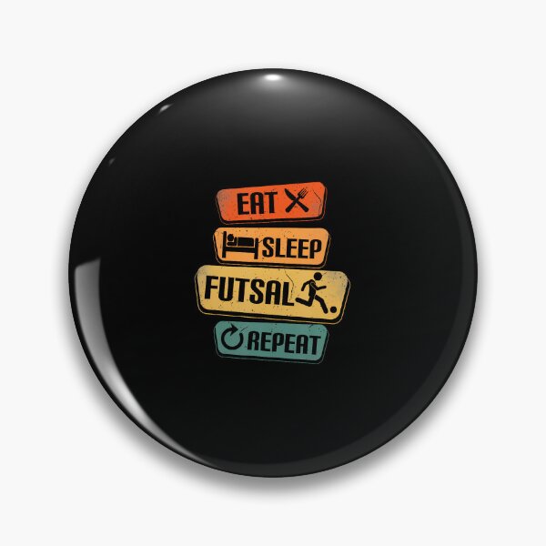 Item preview, Eat Sleep Futsal Repeat Funny Futsal designed and sold by charitashmoqs.