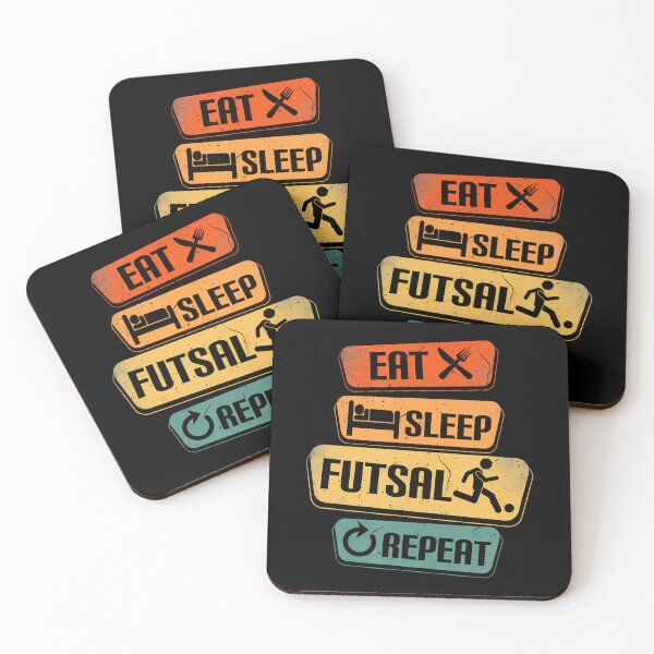 Item preview, Eat Sleep Futsal Repeat Funny Futsal designed and sold by charitashmoqs.