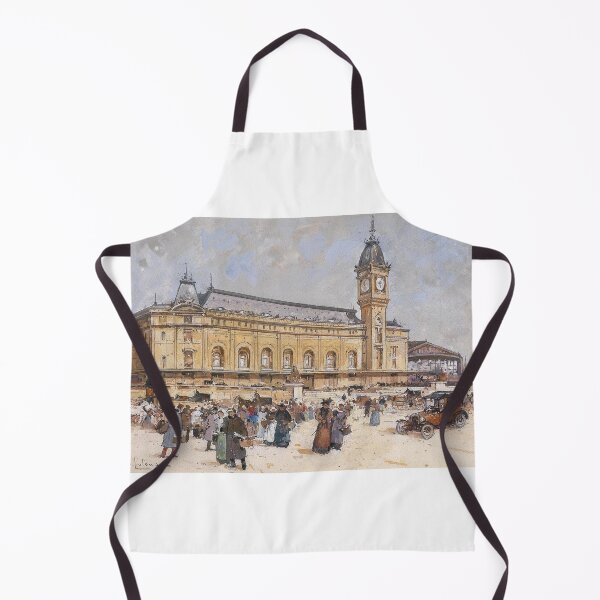 Item preview, Gare de Lyon – Eugène Galien-Laloue Impressionist Urban Scene of Parisian Railway Station designed and sold by Art Outlaws.