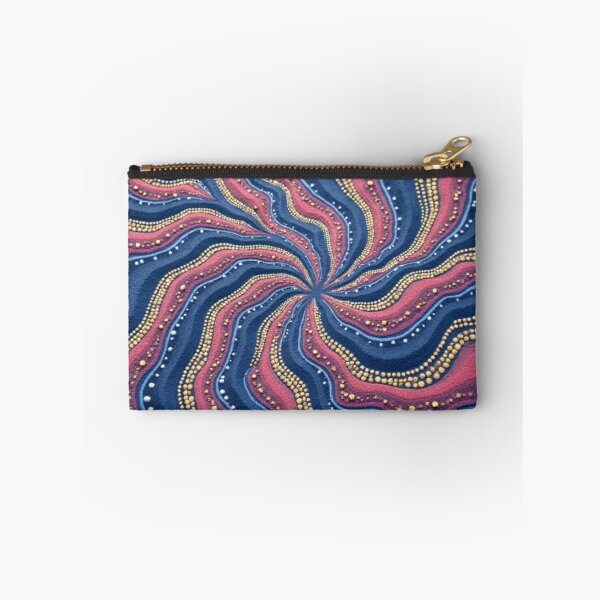 Item preview, Aboriginal Inspired Dot Art - Midnight Strange Waves designed and sold by GrinGalore.