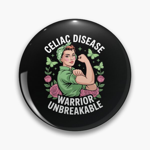 Item preview, Celiac Disease Warrior Unbreakable Awareness Strong Women designed and sold by Catharsiscath.