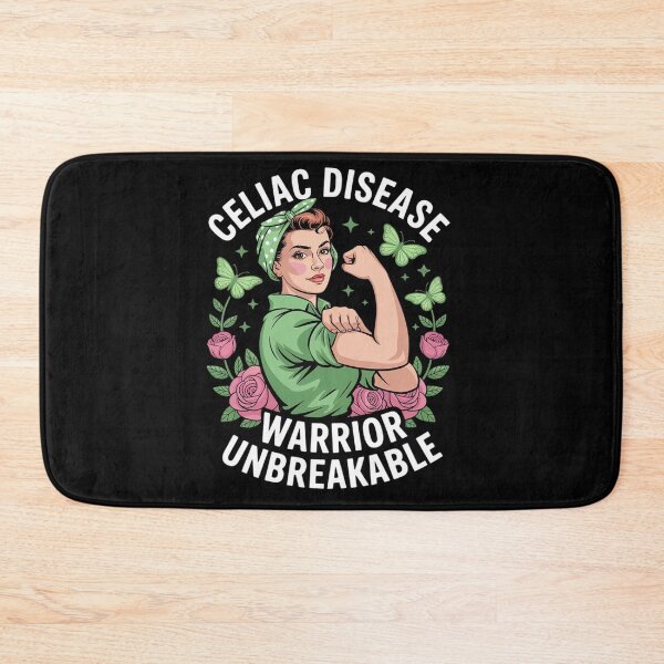 Item preview, Celiac Disease Warrior Unbreakable Awareness Strong Women designed and sold by Catharsiscath.