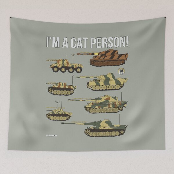 Item preview, Im a cat person (7 German cats) designed and sold by FAawRay.