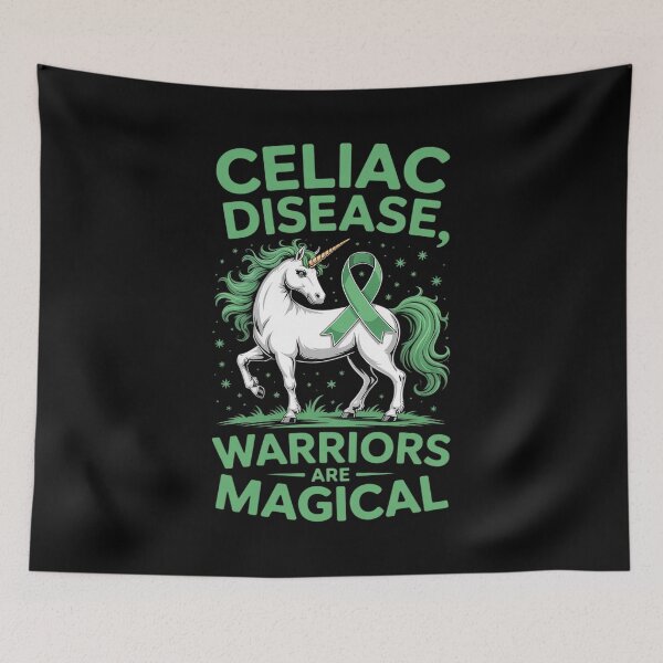 Item preview, Celiac Disease Warriors Are Magical Celiac Disease Awareness designed and sold by Catharsiscath.
