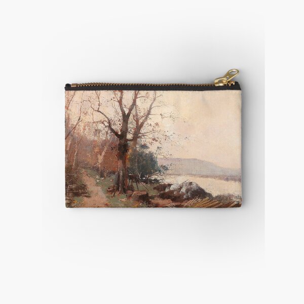 Item preview, River Landscape – Eugène Galien-Laloue Impressionist Painting of Serene Waterways and Countryside designed and sold by Art Outlaws.
