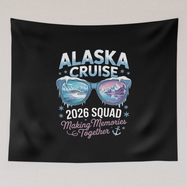 Item preview, Alaska Cruise Squad 2026 Vacation Ice Theme designed and sold by FaithAbbott.
