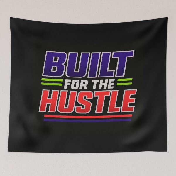 Item preview, Built for the Hustle – Bold Motivational Typography for Entrepreneurs, Athletes & Creators designed and sold by Bright Nest Studio.