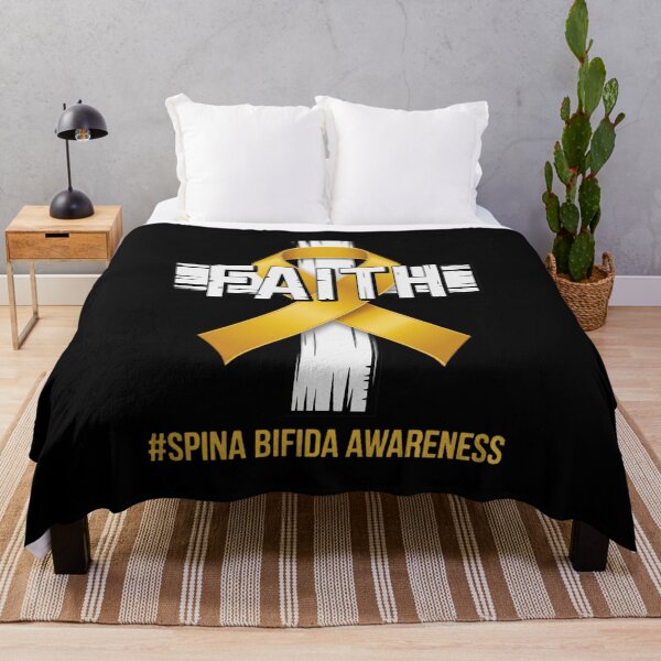 Item preview, Christian Faith & Cross Spina Bifida Awareness designed and sold by Catharsiscath.